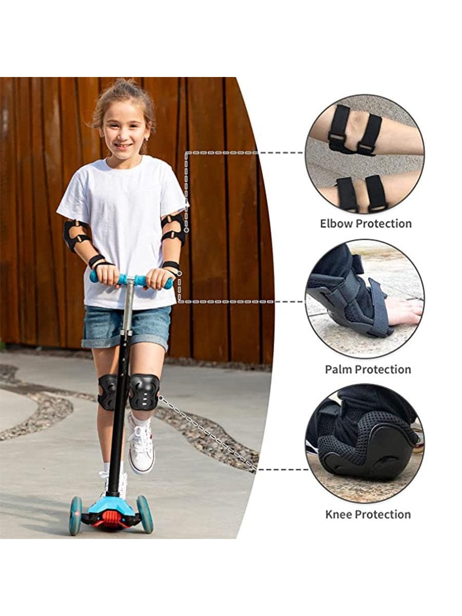 6-teiliges Kinderschutzausrüst – Mountain Biking Elbow Pads Bewertung und Preis